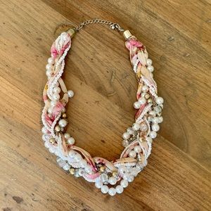 Pink and Pearl Necklace